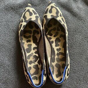Rothy's "The Point" Desert Cat (Leopard Print) Size 10
